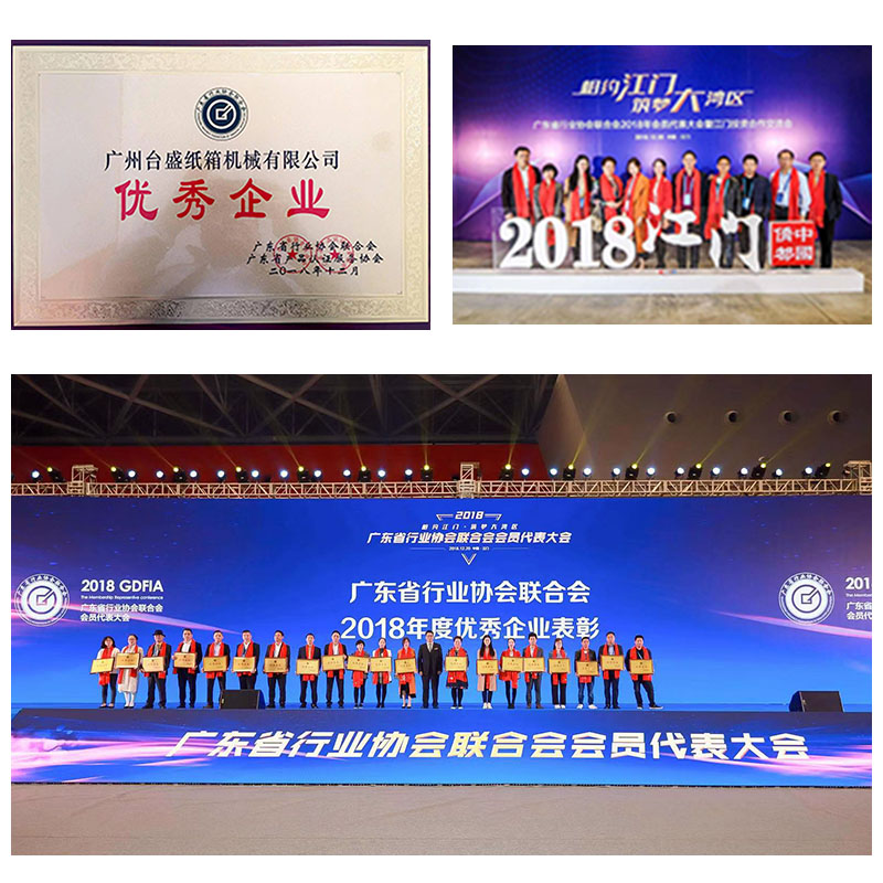 Felicitaciones a Taisheng Company gana el premio a la empresa destacada