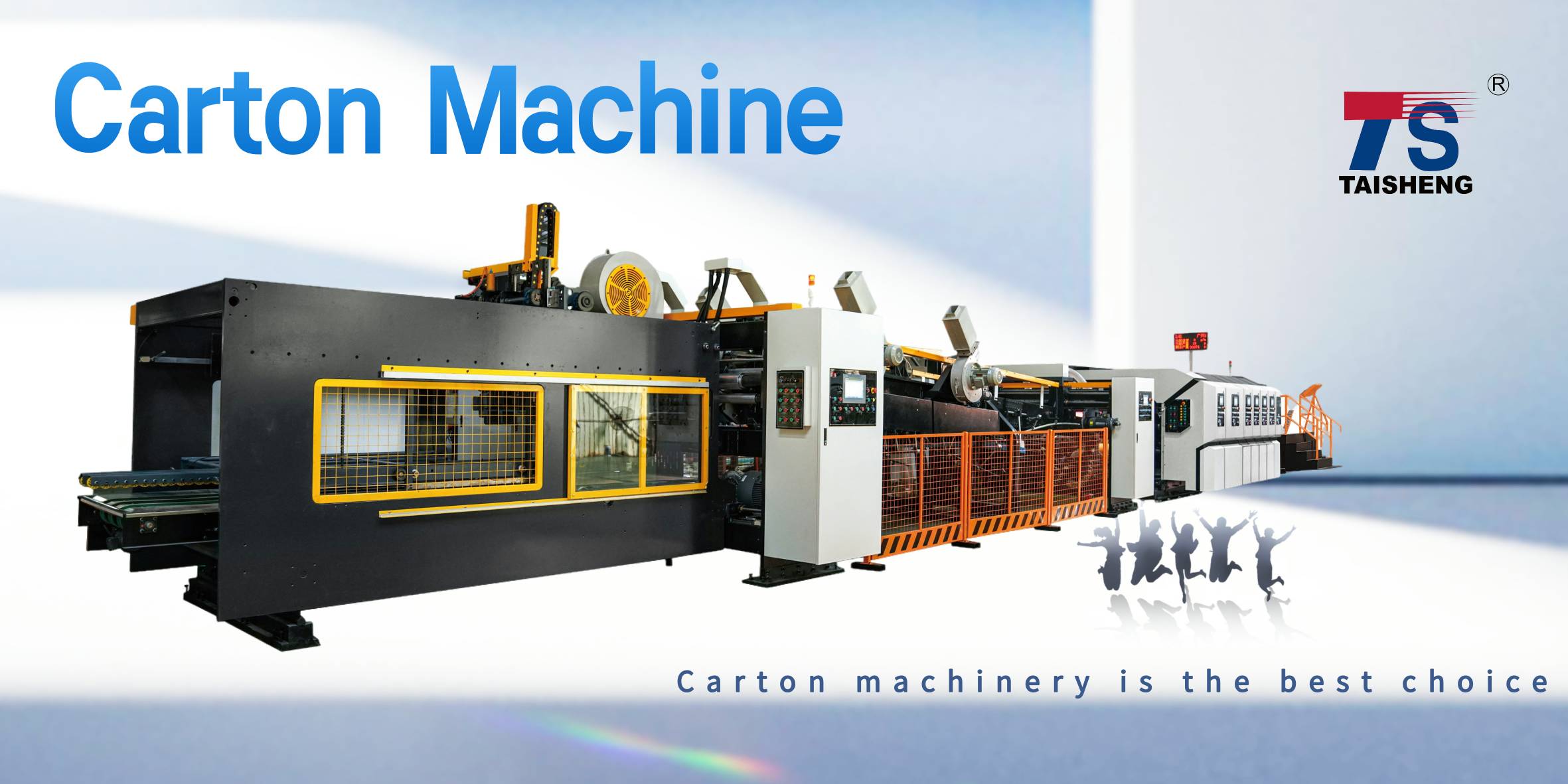 One of the most popular line corrugated box machines